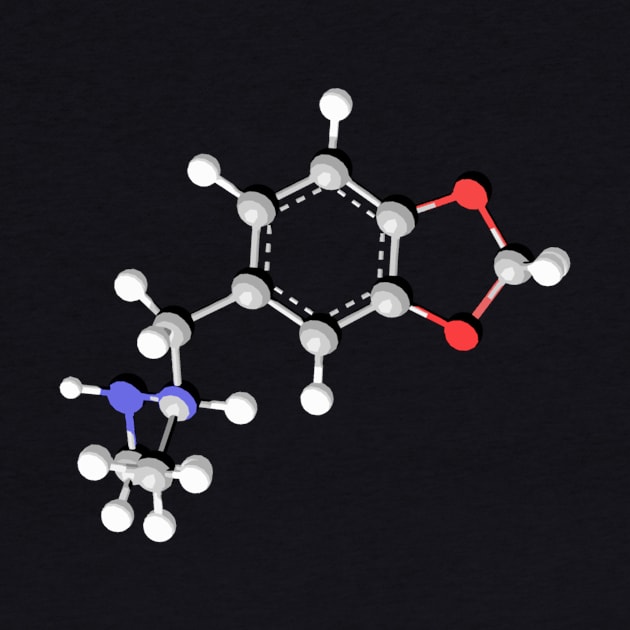 Ecstasy Molecule by ChemECool